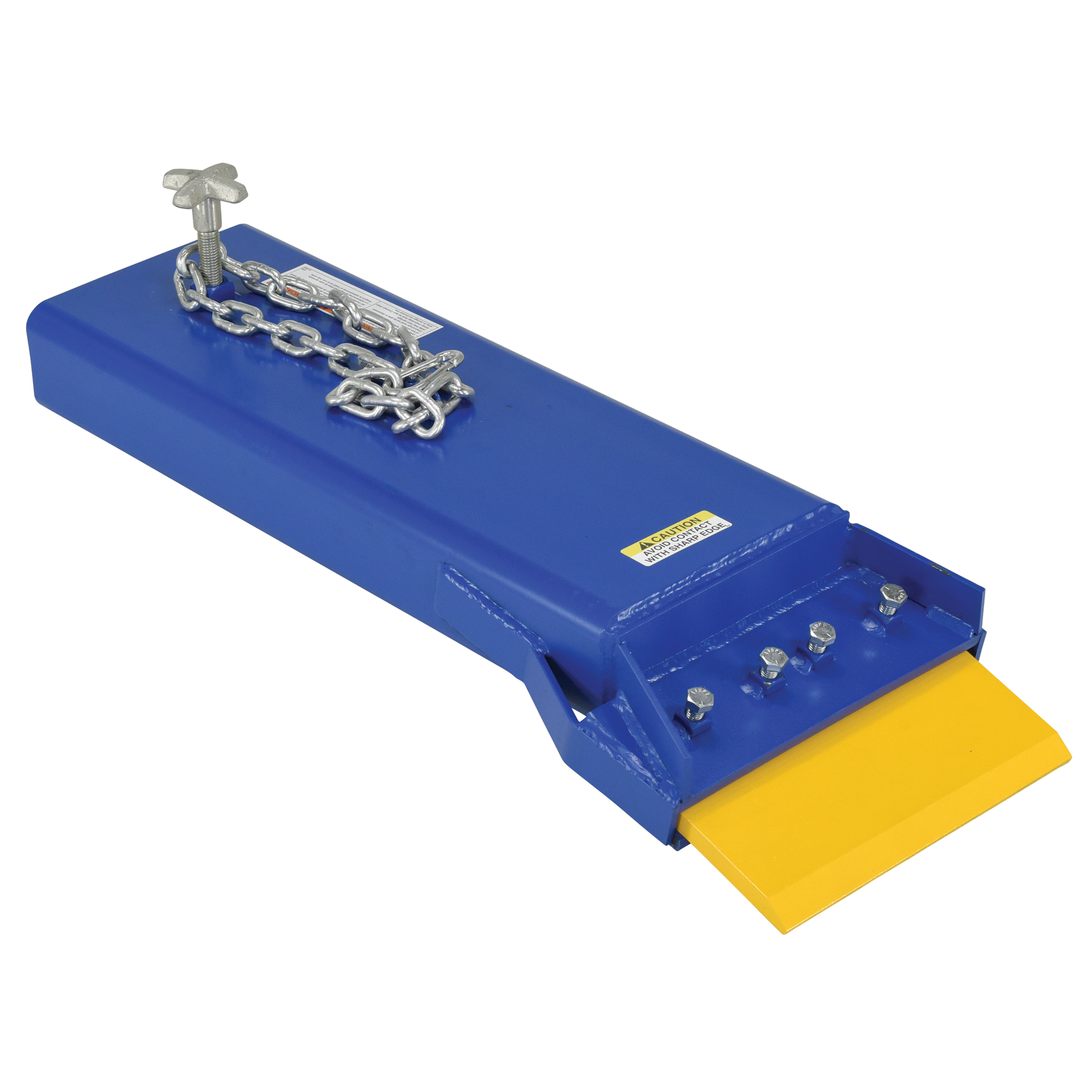 Vestil Steel Fork Truck Floor Scraper - 12in. Blade, Heavy-Duty, Powder-Coated, Model# SCRAPE-1